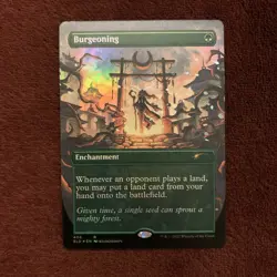 Burgeoning (Borderless) Secret Lair Drop Foil 408 NM+ Unplayed Magic MTG Card - Image 1