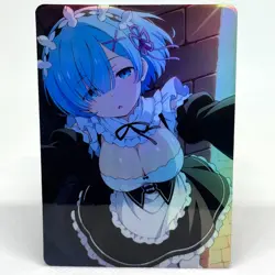 Re:Zero Rem Goddess Anime Waifu ACG Foil Card - Image 1