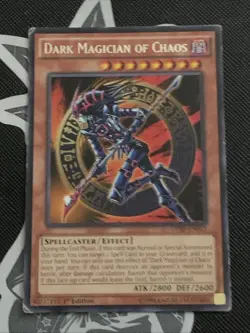 Yugioh Card TCG Dark Magician of Chaos DPRP-EN013 1st Edition Rare Light Played - Image 1