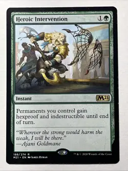 Magic The Gathering - Heroic Intervention - M21 188/274 - Mtg - Image 1