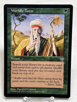 Worldly Tutor - Mirage Regular ~LP~ Magic The Gathering MTG - Image 1