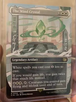 MTG Final Fantasy: The Wind Crystal (Borderless) - Rare - NEAR MINT - Regular - Image 1