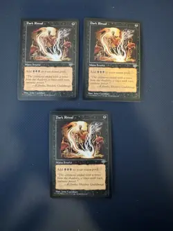 MTG - Magic The Gathering - Dark Ritual X 3 - Mirage - NP/NM! - Image 1