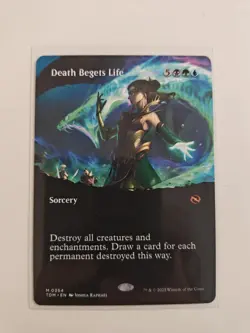 Death Begets Life (Borderless) Tarkir: Dragonstorm Regular - Image 1