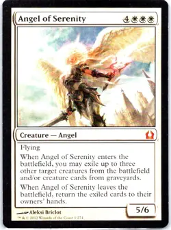 #1 Angel of Serenity MTG Return to Ravnica Mythic - Image 1