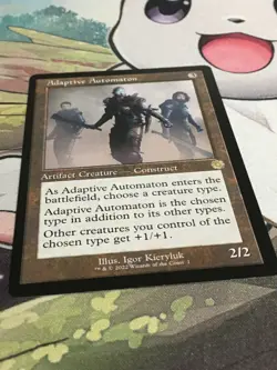 C5029 MAGIC GATHERING MTG BROTHERS' WAR ADAPTIVE AUTOMATON #1 RARE NM RETRO - Image 2