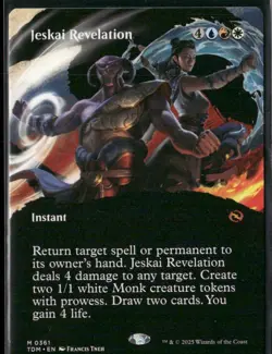 Tarkir: Dragonstorm #361 Jeskai Revelation (Borderless) - Image 1