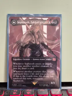 Sephiroth, Fabled SOLDIER (Borderless) (Surge Foil) Final Fantasy Foil - Image 1
