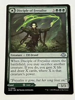 Disciple / Garden of Freyalise 250 MTG Modern Horizons 3 2024 MT 9.0 + Non Foil - Image 5