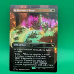 Hollowmurk Siege (Borderless) Tarkir: Dragonstorm Regular - Image 1