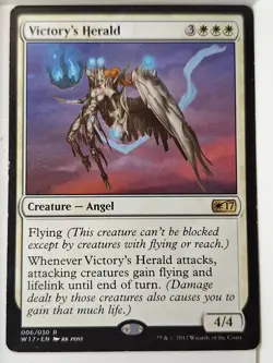 Victory's Herald - Magic 2017 Core Set M17 - Magic the Gathering MTG Nice! - Image 1