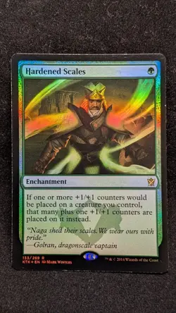 Hardened Scales 133/269 - Khans of Tarkir NM Foil Magic The Gathering - Image 1