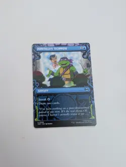 MTG - Donatello's Technique (Showc - Teenage Mutant Ninja Turtles NM/M Condition - Image 1