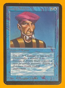 MTG PRODIGAL SORCERER Alpha (OldManMTG 013-010) - Image 1