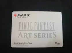 Tataru Taru: Livia Prima - Final Fantasy MTG - Art Series 25/53 Gold Stamped - Image 2