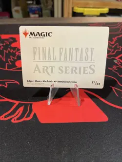 Edgar, Master Machinist (Gold Stamp)- NM MTG - Art Series: Final Fantasy 27/53 - Image 3