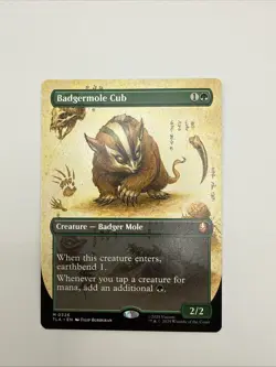 Badgermole Cub (Borderless) Avatar: The Last Airbender Regular - Image 1