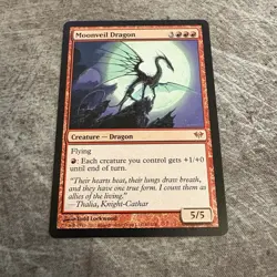 Moonveil Dragon - Dark Ascension - MTG Magic the Gathering - NM - Image 1