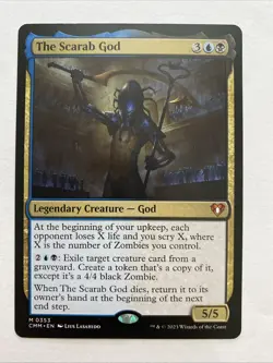 [1x] The Scarab God Near Mint, English Commander Masters MTG Magic - Image 1