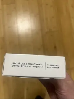 FOIL Edition MTG Secret Lair TRANSFORMERS Optimus Prime V Megatron NEW Sealed - Image 2