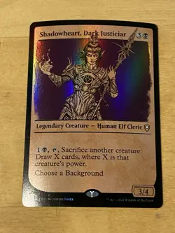 Shadowheart, Dark Justiciar Showcase FOIL NM - CLB: Battle For Baldur’s Gate - Image 1
