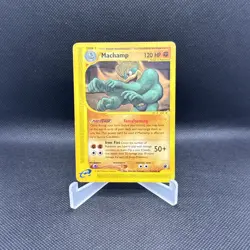 Pokemon TCG E-Series Expedition Machamp Card 51/165 HP(Heavily Played) - Image 1
