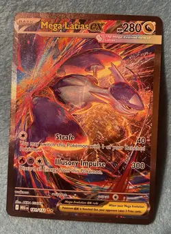 ✨Mega Latias ex 181/132✨Mega Evolution Holo Full Art Pokemon TCG - Image 2
