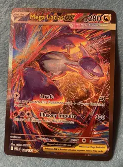 ✨Mega Latias ex 181/132✨Mega Evolution Holo Full Art Pokemon TCG - Image 3