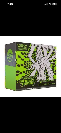 NEW Mega Evolution Perfect Order Pokemon Center Elite Trainer Box ETB PRESALE - Image 1