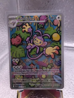 Ambipom PFL 107/095 Phantasmal Flames Pokemon (Illustration Rare, NM) - Image 1