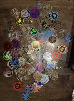 Pokemon TCG Bulk Lot Assorted Coins - Image 1