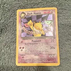 Pokemon Dark Hypno Team Rocket 9/82 Card 2000 Nintendo Wizards of the Coast - Image 2