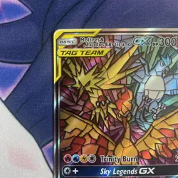 Moltres & Zapdos & Articuno GX SM210 Hidden Fates Black Star Promo Pokemon NM - Image 3
