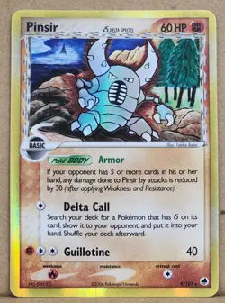 Pokemon Pinsir Holo 9/101 Ex Dragon Frontiers C - Image 1