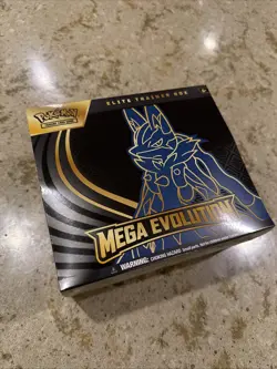 Pokemon TCG PC Mega Evolution Elite Trainer Box ETB Lucario SEALED 171356 - Image 1