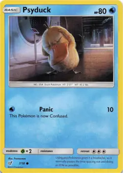Pokemon - Psyduck (Holo Common) #7/18 - Detective Pikachu Holo - Image 1
