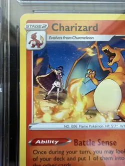Pokemon Charizard 025/185 Vivid Voltage Non Holo CGC 10 Pristine - Image 3