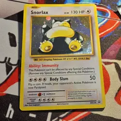 Pokemon TCG Snorlax 130 HP Promo Holo XY179 XY English 2016 - Image 1