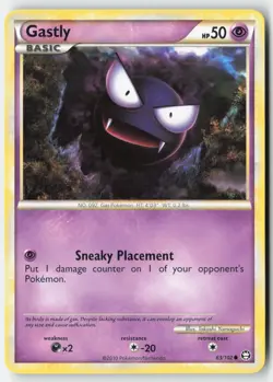 Pokemon - Gastly #63/102 - Triumphant Common - Image 1