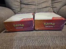 (Lot Of 2) Pokemon Paldean Fates Sam’s Club Exclusive 3 Tin Pack -Factory Sealed - Image 2