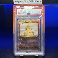 Pokemon TCG Rapidash 60/111 Reverse Holo Legendary Collection 2002 PSA 7 - Image 1