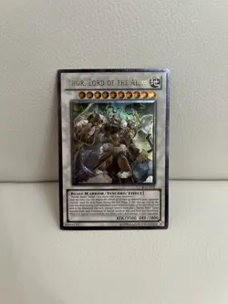 Yu-Gi-Oh Thor, Lord Of The Aesir STOR-EN038 Ultimate Rare Near Mint Card - Image 1