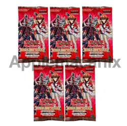 5 Booster Packs Duelist Pack Jaden Yuki 3 Yu-Gi-Oh! Yugioh TCG 1st Edition Eng - Image 1