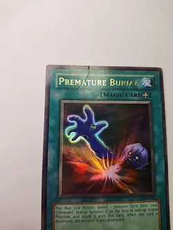 Yugioh Premature Burial PSV-037 Ultra Rare Original Print MP - Image 2