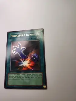 Yugioh Premature Burial PSV-037 Ultra Rare Original Print MP - Image 3