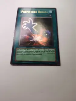 Yugioh Premature Burial PSV-037 Ultra Rare Original Print MP - Image 4