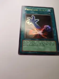 Yugioh Premature Burial PSV-037 Ultra Rare Original Print MP - Image 5