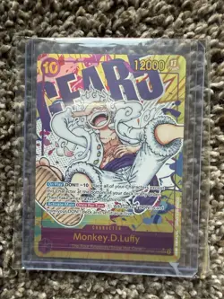 One Piece TCG Monkey.D.Luffy OP05-119 Alternate Art SEC NM ENGLISH - Image 1