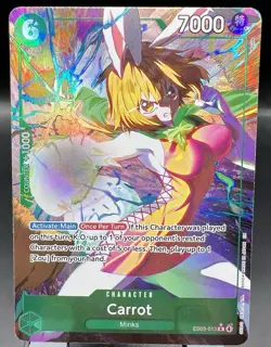 Carrot (Alt Art) EB03-013 R Extra Booster: One Piece Heroines Edition Near Mint - Image 1