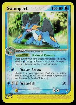 Pokemon Card - Swampert Ruby and Sapphire 23/109 Rare - Image 1